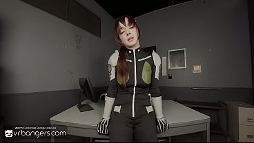 VR Conk: Raven-haired Mina Ashiro With Ponytail Deeply Nurses In Kaiju No. 8 Extreme Cosplay Parody Pt.1