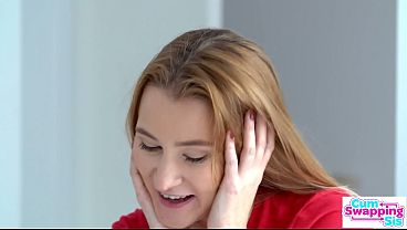 "Exchange His Sultry Spunk With Me Now" Little Euro Ivi Rein And Rebecca Volpetti Threesome Treat