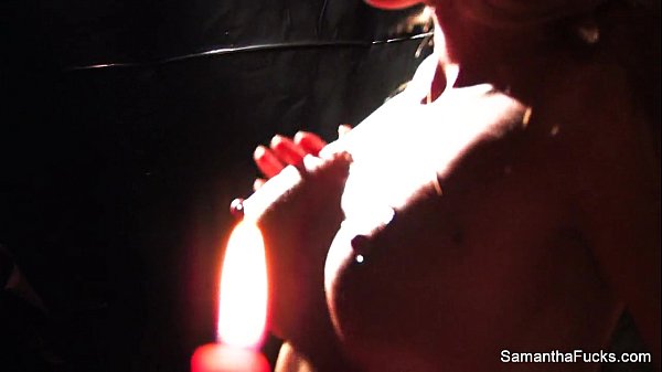 Samantha Saint Smashes Victoria White With Candles