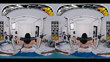VIRTUAL PORN - Step Siblings Anais Amore And Johnny Treasure Turn A Workout Into Heated, All-Over Pleasure