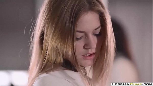 LesbianCUMS.com ⇨ Tiny Nubile Lesbian Strapon Banging