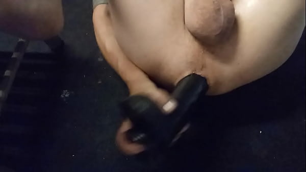 Bottomboyxs Giant Black Dildo Ass Reamn8