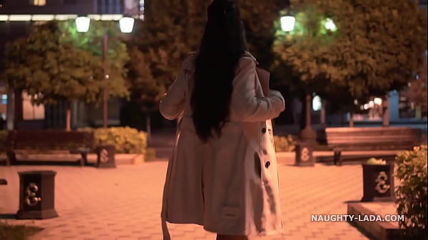Night Revealing. Walk Exposed In Public.