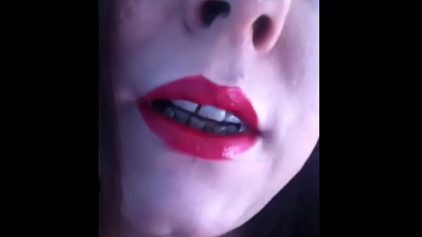 He's Pouters Mad! BBW Tina Snua Talks Dirty Wearing Red Lipstick