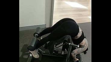 Melody Radford Exposes Off Smoking Frame At The Gym