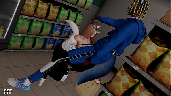 Neko Kitty Drooly Bj In Public Store