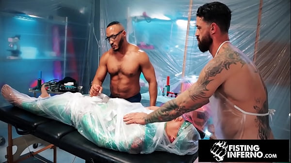 FistingInferno - Isaac X Bound & Provoked By Two Muscle Hunks