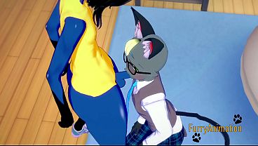 Anima Crossing Pokemon Furry Yaoi 3D - Lucario & Raymond Fellatio And Banged - Anime Manga Yiff Japanese Gay