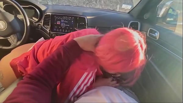 Asian Hoe Handing Bj In Car Giant Cumshot In Lips