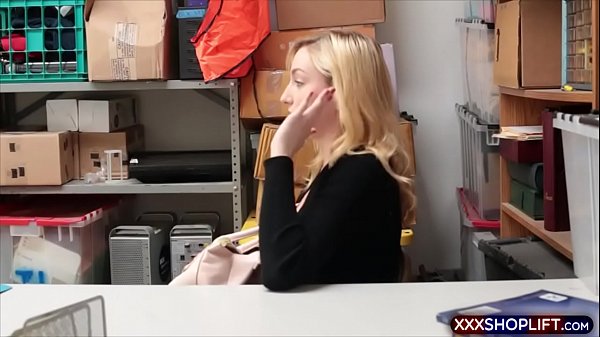 Young-babe Light-haired Shoplifter Gets A Forceful Discipline Doggy Pound