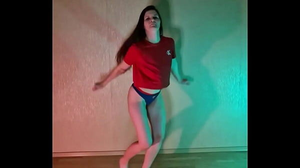 Studying Waist Hop Dancing In Panties
