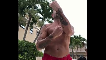 THE MARTIAL ARTIST LIFEGUARD BEACH PHYSIQUE PORNSTAR MAXXX LOADZ