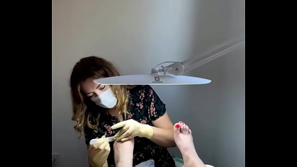 NataliGreen Does A Bright Pedicure On Ravishing Legs SugarNadya