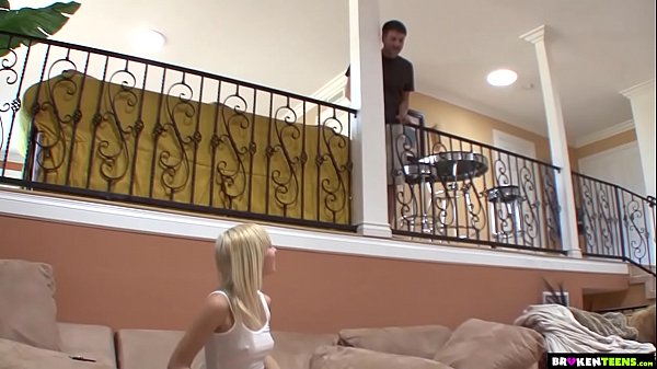 Dainty Teen Emma Mae Caught Masturbating Then Stuffed