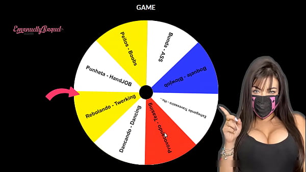 Scorching Latina Chestnut-haired Featuring The Wheel Of Sex Game, Ass Clapping That Massive Butt, Blowing That Dildo And Making You Seed So Hard!!!!let's Play