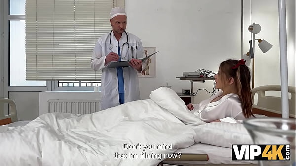 VIP4K. Barely-legal Blogger Fucked A Frisky Doctor In The Hospital