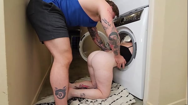 My MILF Stepmom Gets Stuck In The Washer Again So I Bang Her Narrow Pussy - Bigbootyandbeast, Steve Rickz