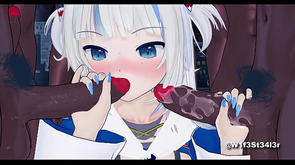 Gura Is Busy. A Hololive Hentai Parody.