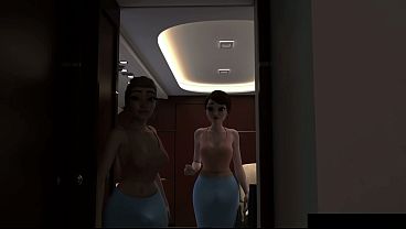 Mandy Bear (Amy's Massive Wish Episode 1:4) - Futanari Executive Fucks An Assistance While Her Spouse Haunts Her, Futanari Assistant Plows A Couch Too!