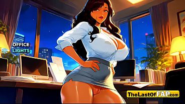 LATINA STEPMOM HENTAI SIN CENSURA - Office Overtime Desk Internal Finish