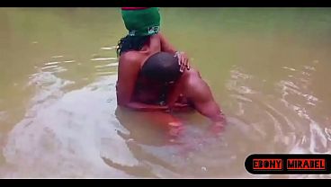 Village River Love Making She Absolutely Indulge Enormous Forceful Cock