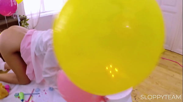 Butt Sex Birthday Party - Lashed Cream Fellatio - Mashed Birthday Cake - Cuckhold Boyfriend Husband // FULL MOVIE