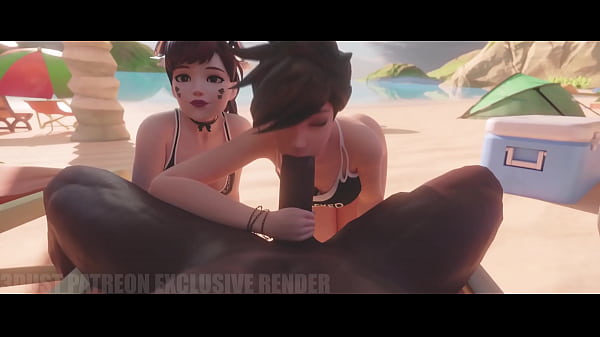 Tracer And D.va Blow Bbc
