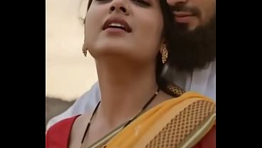 Desi Bhabhi Saree Melons Press Romance