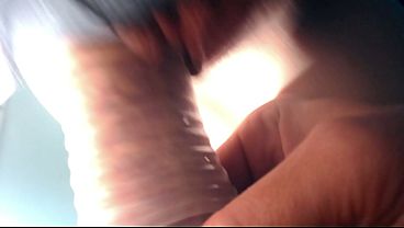 Working A Sleeve On My Step-Mother To Hold Back Ejaculation