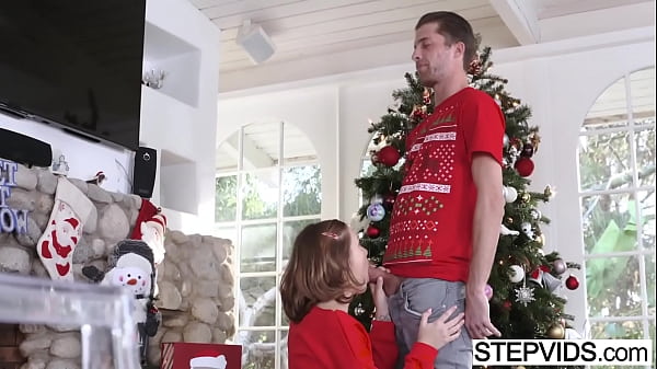 Riley Mae Rails Her Stepbro At Xmas