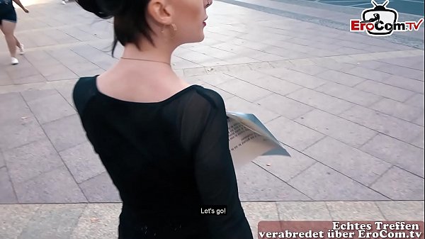 Deutsche Punk Studentin Macht Straßen Casting Und Wird Abgeschleppt Beim EroCom Date