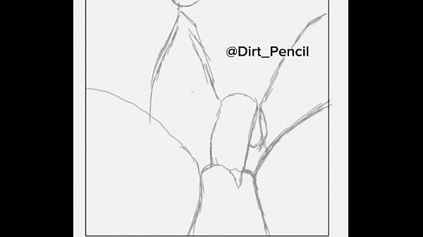 Drawing Of A Couple Smashing
