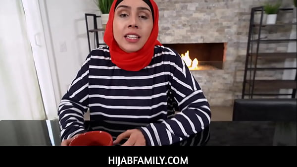 HijabFamily - Horny Stepson Educates Middle Eastern Stepmama Lilly Hall How To Serve The Best Blowjobs