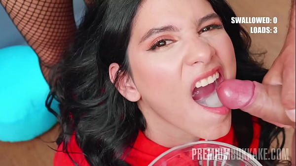 PremiumBukkake - Min Galilea Guzzles 101 Big Cumshots