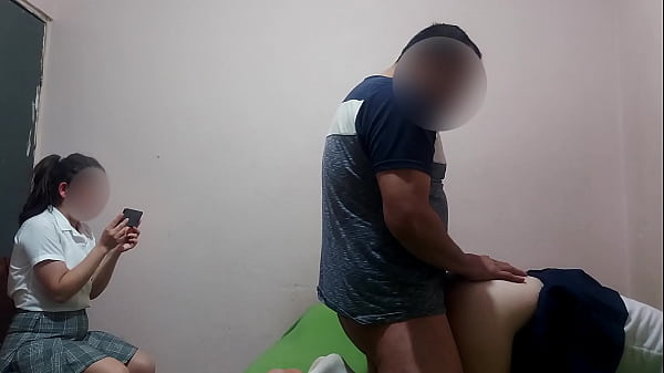My Stepfather Makes Me Record It When He Nails My Stepsister! Stunning Coed Girl Coed Records Her Stepfather And Her Stepsibling Drilling, Authentic Self-shot