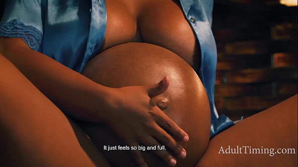 Pregnant Ebony Gets Pounded By A BWC - Nathan Bronson, Avery Jane | AdultTiming