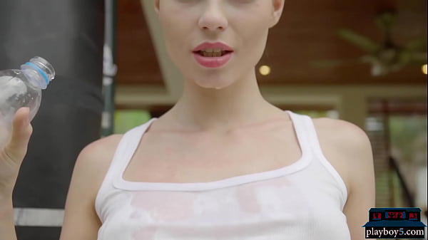 Little Russian Model With A Seductive Butt Gets Naked After Boxing