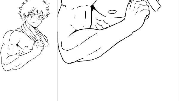 Deku Shaft Growth Animation 1027 (From A Tiny Prick To A Gigantic Boner)