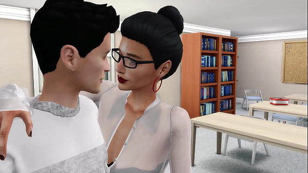 New Lecturer Helps Pupil To Correct Grades (porn With Youthful)