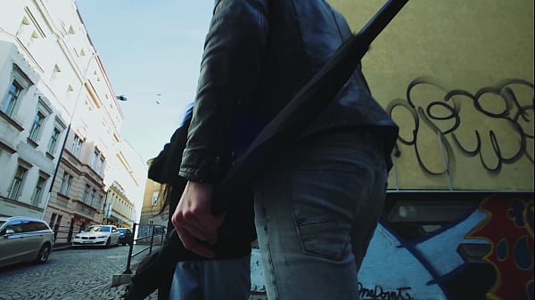 Filthy Tramp Picks Up School Boy On The Street
