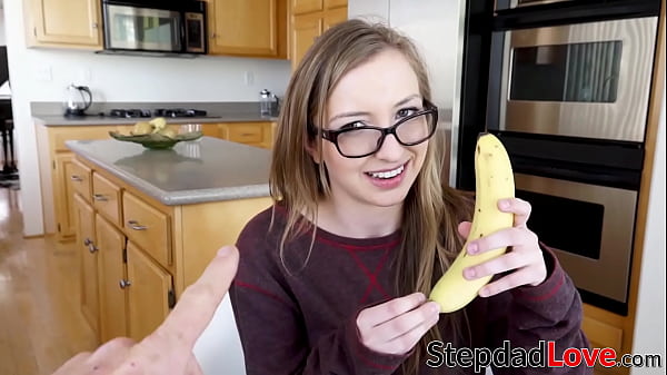 Cute Developing Stepgirl Gobbling And Hammerring Thick Shaft In POV