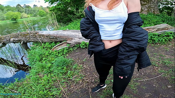Masturbating Her To Release In Public Near River - ProgrammersWife
