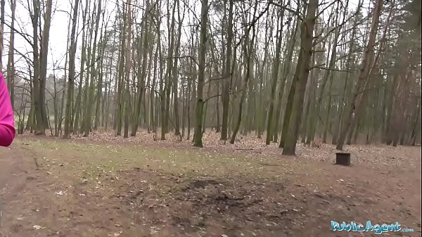 Public Agent Seductive Jogger Hammerred In The Woods