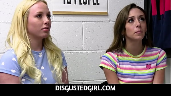 DisgustedGirl - Menage Sex With Security Officer In Office - Dixie Lynn , Dani Blu And Justin Magnum