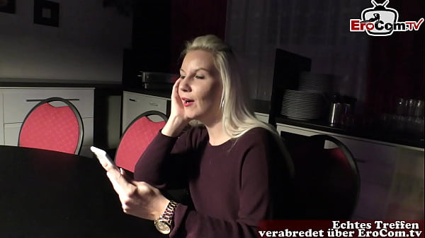 ECHTES DEUTSCHES ONLINE DATE - TREFFEN UND FICKEN MIT BLONDER SCHLAMPE