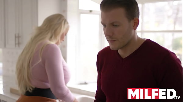 Mother-in-law With BIG Jugs Charms Her Stepdaughter's Boyfriend - MILFED