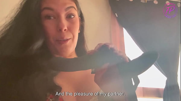 French Pegging - Double Vibrating Strapon: I Tie Him Up And Fuck His Rear In POV