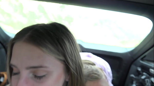 Extremely Dainty Homemade Macy Meadow Swallows Dick And Humps In Epic Car Date POV