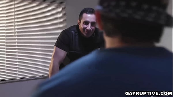 Milk Hunter Was Complied In A Full Full Cavity Search By The Muscular Border Patrol Officer Nick Capra, And He Got Hot When Officer Nick Tastes His Ass.