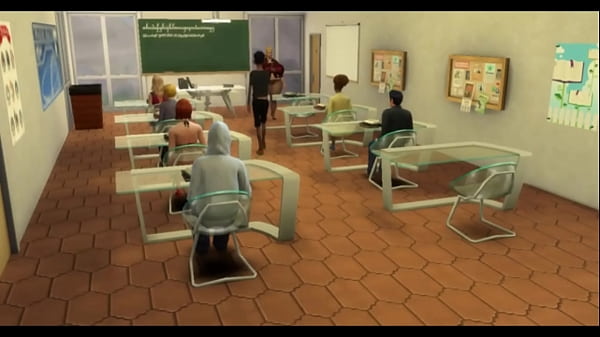 Black Schoolgirl Rams Fair-haired Mature Teacher